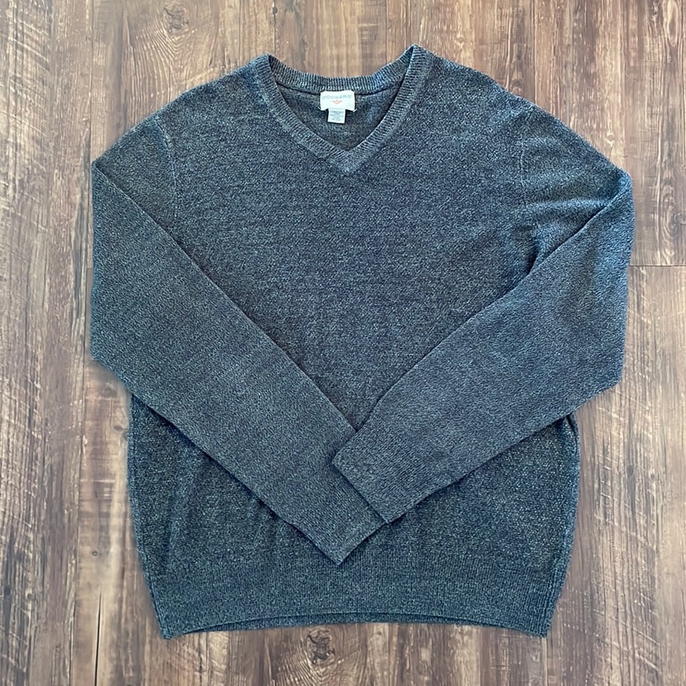 Dockers V-neck Sweater - Gray